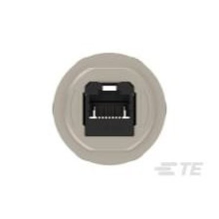 Te Connectivity Modular Connectors / Ethernet Connectors Rj45 Cat5E Panel Mount Socket 2355443-1